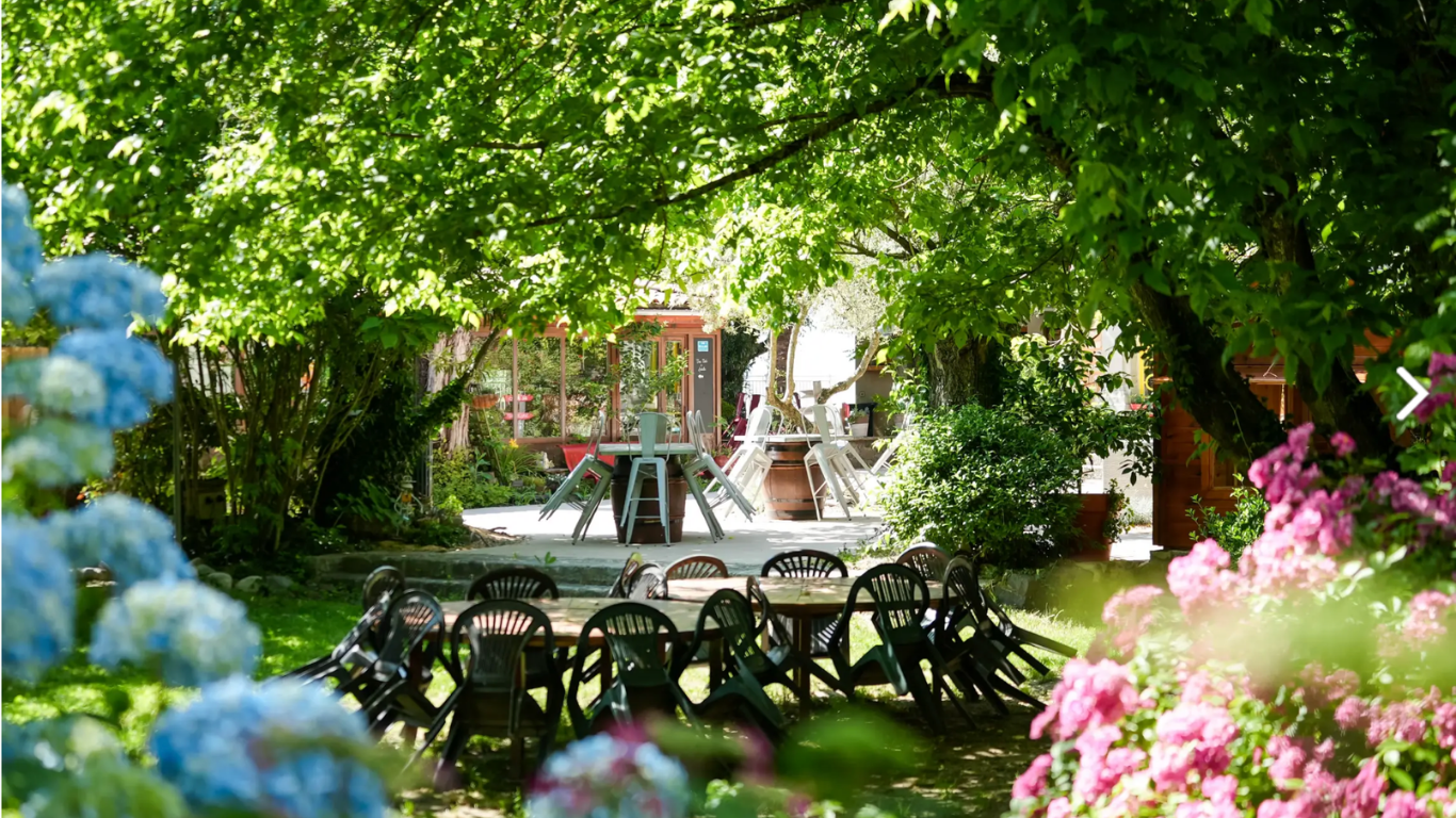 Jardin en fleurs